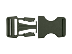 Klamra plastikowa 25x58 mm Laura oliwkowa