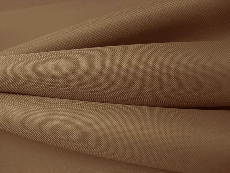 Polyester-stoff premium 600d*300d wasserdicht pvc-d-beschichtet dunkelbeige 894 150 cm 50 lm