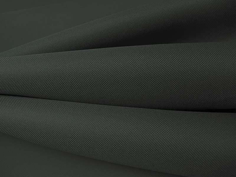 Polyester fabric premium 600d*300d waterproof pvc-d covered dark grey 182 150 cm 50 mb