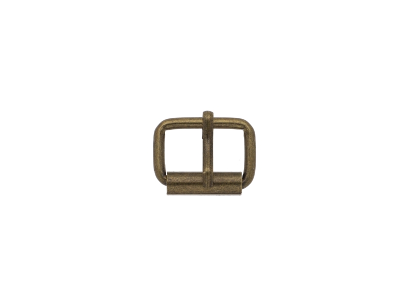 METAL ROLLER BUCKLE SINGLE 20/12/3 MM&nbspOLD   GOLD  WIRE 100 PCS