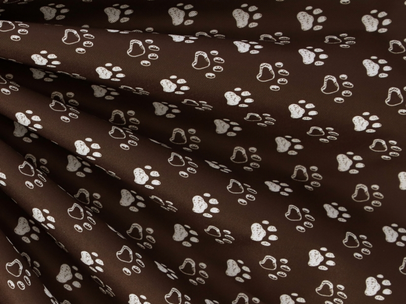 Polyester fabric premium 600d*300d waterproof pvc-d covered brown in foot  146  cm