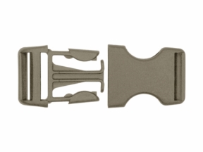 Klamra plastikowa 25x58 mm Laura beżowa