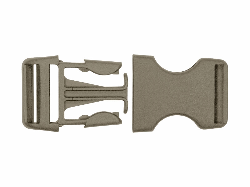 Plastic buckle25 mm laura beige 100 pcs