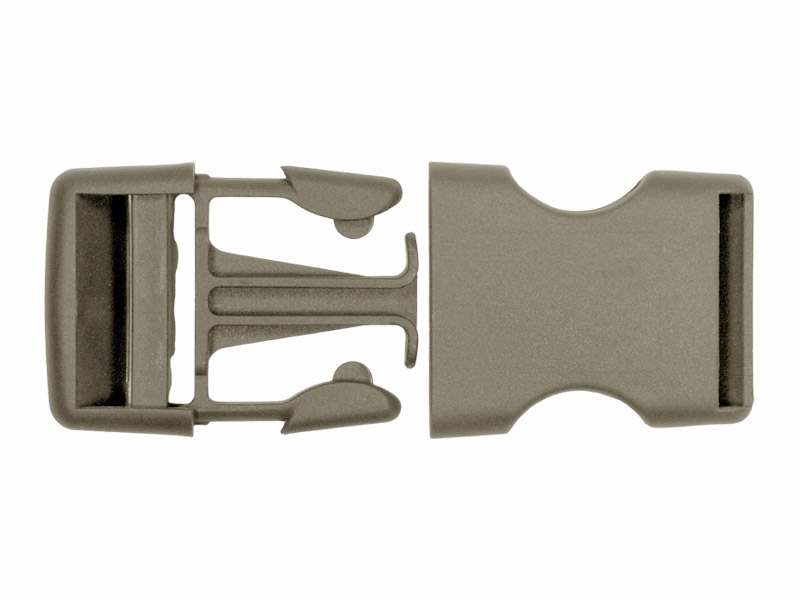 Plastic buckle 30 mm laura beige 100 pcs
