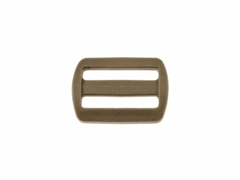 Plastic slide buckle 30/16 mm Ignacy beige 100  pcs