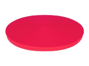 Polyester-Trägerband P10 10 mm rosa neon