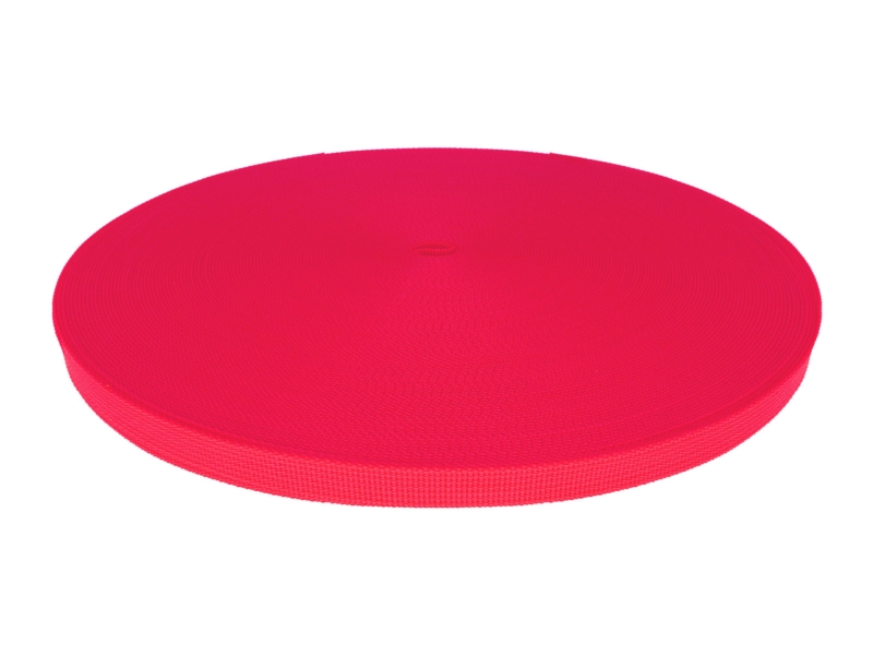 WEBBING TAPE P10 10 MM PINK NEON 1004 PES  