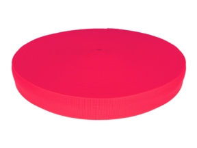 Polyester-Trägerband P10 30 mm (1004) neon pink