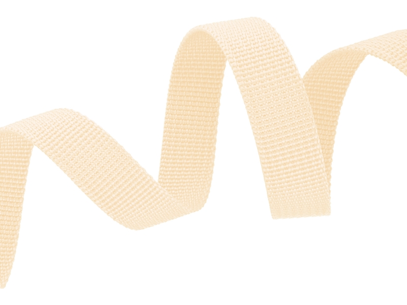 WEBBING TAPE P10 15 MM LIGHT BEIGE 122 PES&nbsp