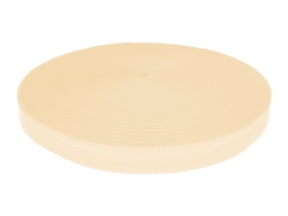 Polyester-Trägerstreifen P10 25 mm hellbeige