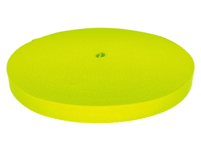 Polyester-Schlüsselband 20 mm/0,9 mm (1003) neon limonengrün