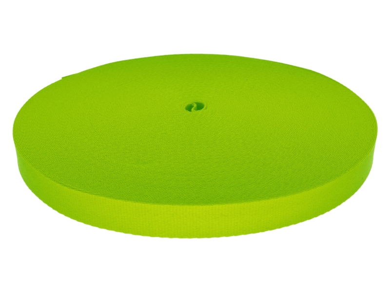 Polyester-Schlüsselband 20 mm/0,9 mm (1001) neongrün