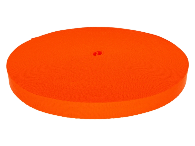PÁSKA NA ŠŇŮRKU 20 MM ORANŽOVÝ NEON 1002 PES 50 M