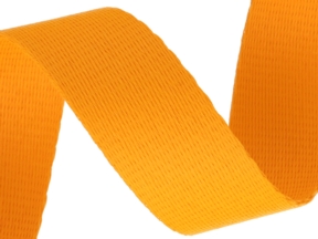 Polyester lanyard tape 20 mm/0.9 mm honey yellow (506)