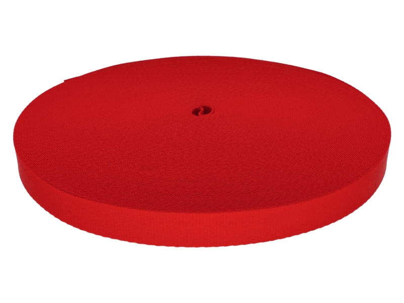 Polyester lanyard tape 20 mm/0.9 mm red (171)