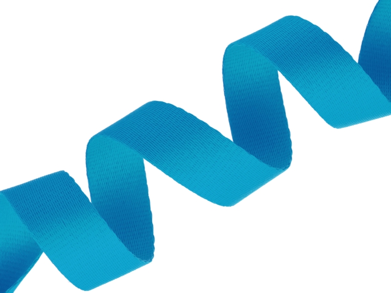 Lanyard tape 20 mm dark sky-blue 643 pes 50 mb