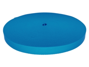 Polyester lanyard tape 20 mm/0.9 mm dark blue (643)