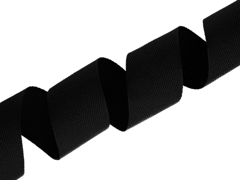 Fischgrätmuster Einfassband 30 mm/0,8 mm Schwarz (580)