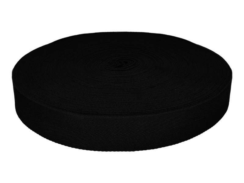 Fischgrätmuster Einfassband 30 mm/0,8 mm Schwarz (580)