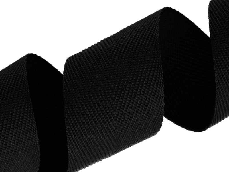Fischgrätmuster Einfassband 30 mm/0,8 mm Schwarz (580)