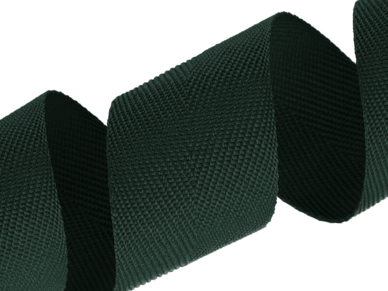 Herringbone twill tape 30 mm/0,8 mm dark green (017)