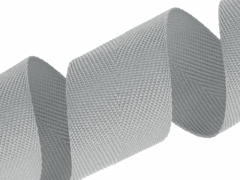 Herringbone twill tape 30 mm/0,8 mm grey (135)