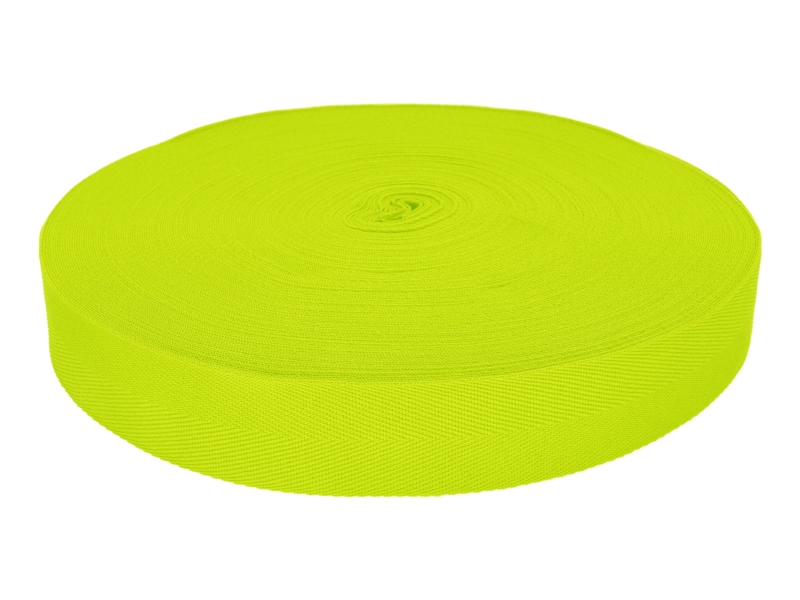 Herringbone twill tape 30 mm/0,8 mm light green (607)