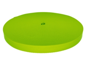 Polyester-Schlüsselband 25 mm/0,9 mm (1001) neongrün