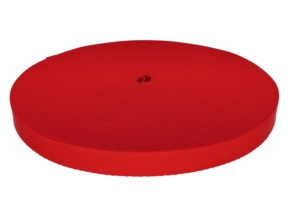Polyester lanyard tape 25 mm/0.9 mm red (171)