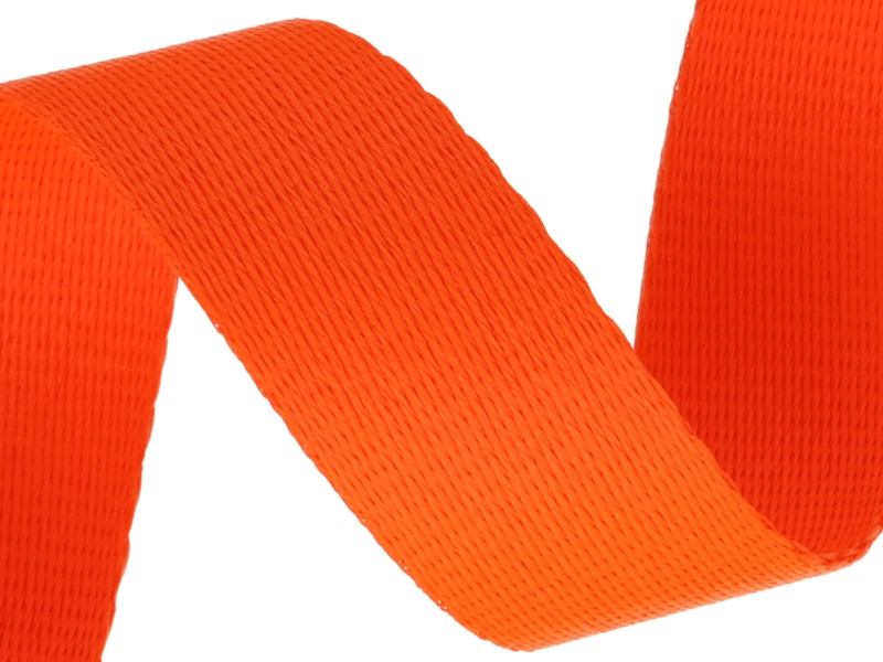 Lanyard tape 25 mm orange 523 pes 50 mb