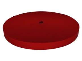 Taśma smyczowa poliestrowa 15 mm/1,1 mm bordowa  (059)