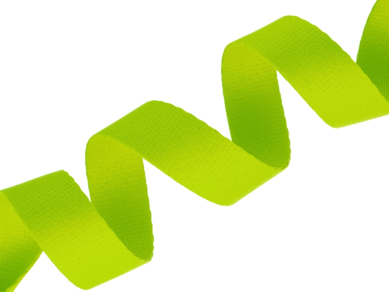 LANYARD TAPE 15 MM GREEN NEON 1001 PES 50 MB