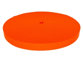 Polyester lanyard tape 15 mm/1.1 mm (1002) neon orange