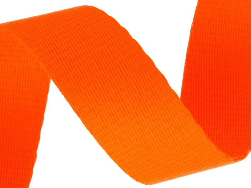 Taśma smyczowa poliestrowa 15 mm/1,1 mm (1002) neon pomarańczowy