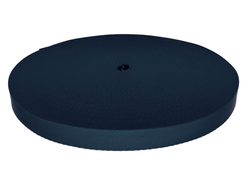 SCHLÜSSELBAND 15 MM MARINEBLAU 117 PES 50 LM