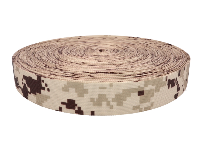 TRAGBAND P10 25 MM MULTICAM  PIXEL  PES