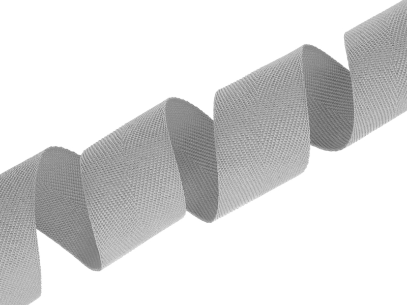 Herringbone twill tape 30 mm/0,8 mm grey (134)