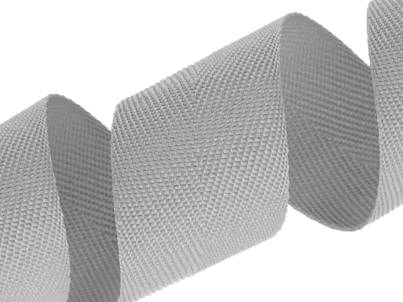 Herringbone twill tape 30 mm/0,8 mm grey (134)