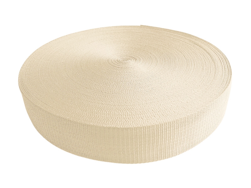 Tragband pp 40 mm / 1,3 mm Hellbeige  031 50 lm