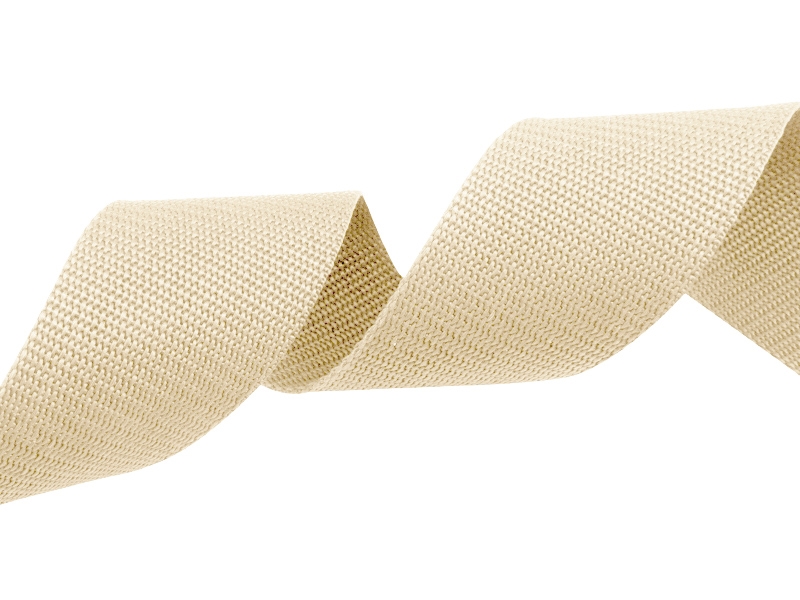 Tragband pp 40 mm / 1,3 mm Hellbeige  031 50 lm