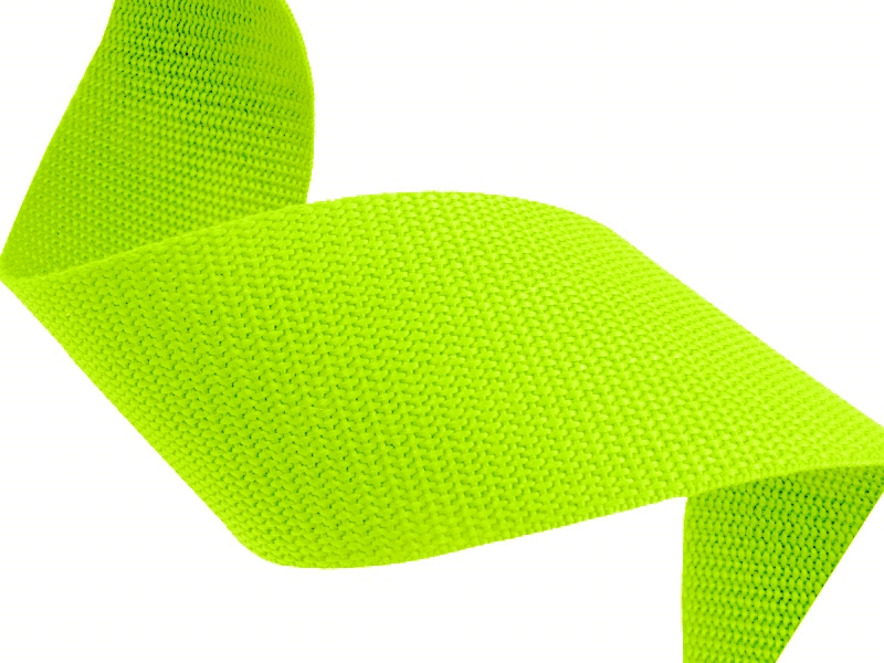 Taśma nośna poliestrowa 10 mm/1,1 mm (1003) neon limonka