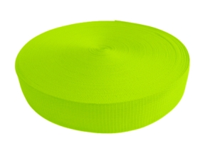 Polyester-Trägerband 10 mm/1,1 mm (1003) neon-lindgrün