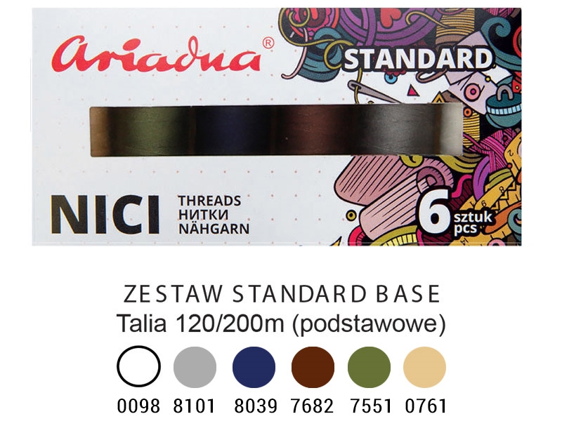 THREADS ARIADNA TALIA 120&nbspCASUAL 200 MB 6 PCS.