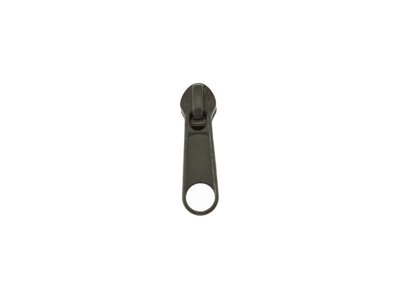 SLIDER FOR NYLON ZIPPER TAPES WITH  CORD 3 NON   LOCK&nbspOLIVE 500 PCS