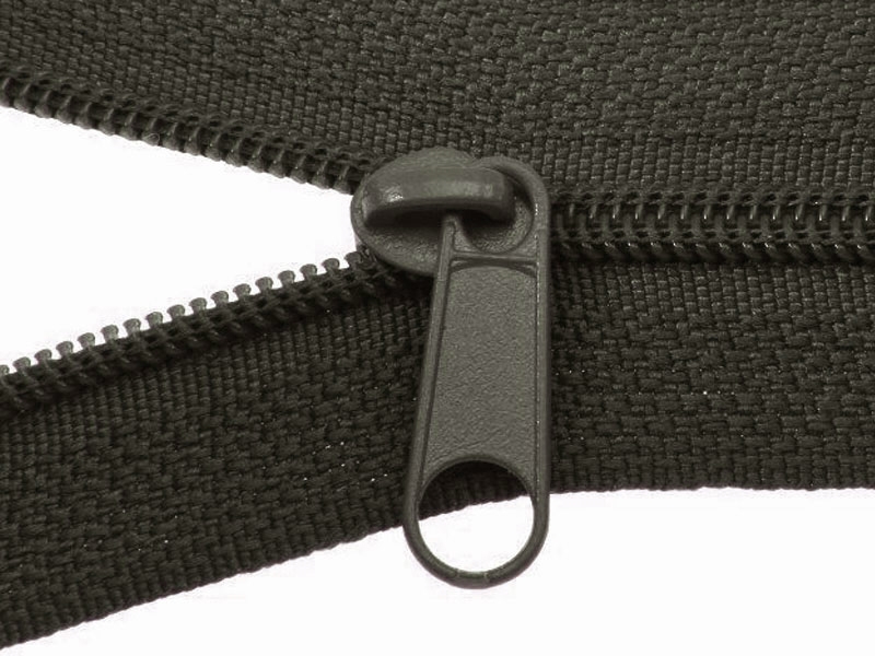 SLIDER FOR NYLON ZIPPER TAPES WITH  CORD 3 NON   LOCK&nbspOLIVE 500 PCS