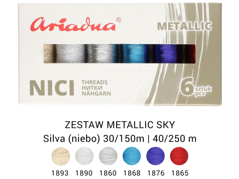 ŠICÍ NITĚ SILVA SKY 30N 2X 150M / 40N 4X 250M