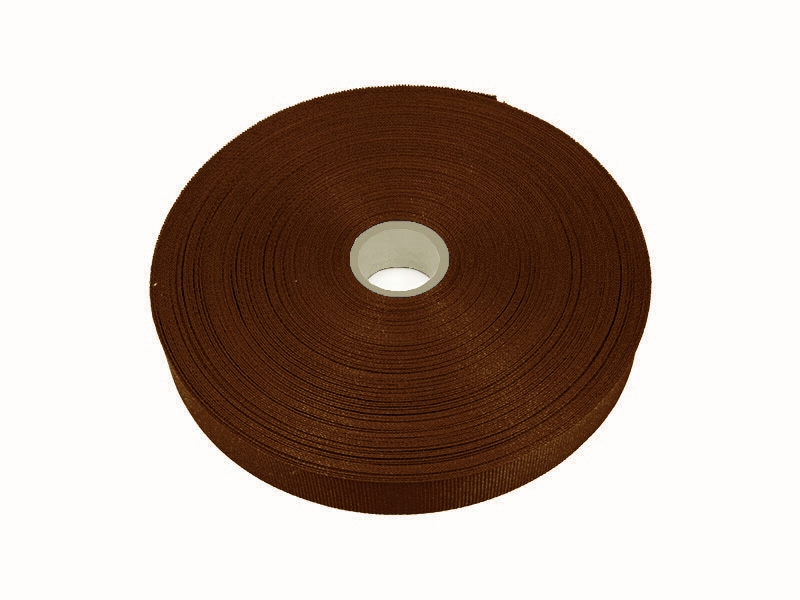 Grosgrain ribbon 20 mm/0,40 mm brown (236)
