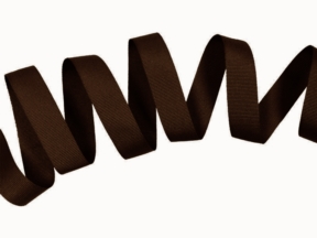 Grosgrain ribbon 20 mm / 0.40 mm brown (141)