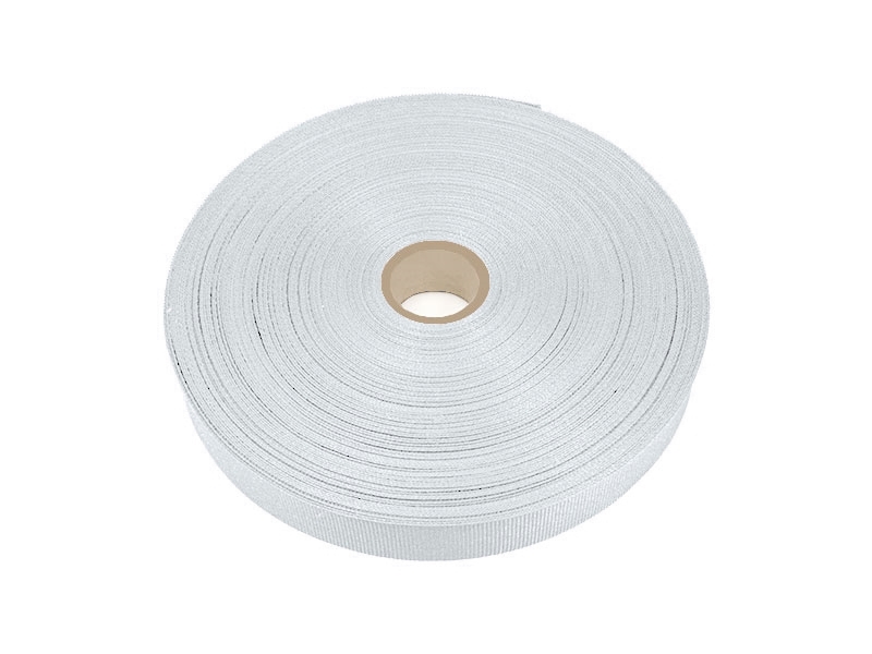 Rypsová stuha 20 mm/0,40 mm světle šedá (336)