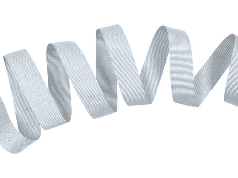 Ripsband 20 mm/0,40 mm Hellgrau (336)